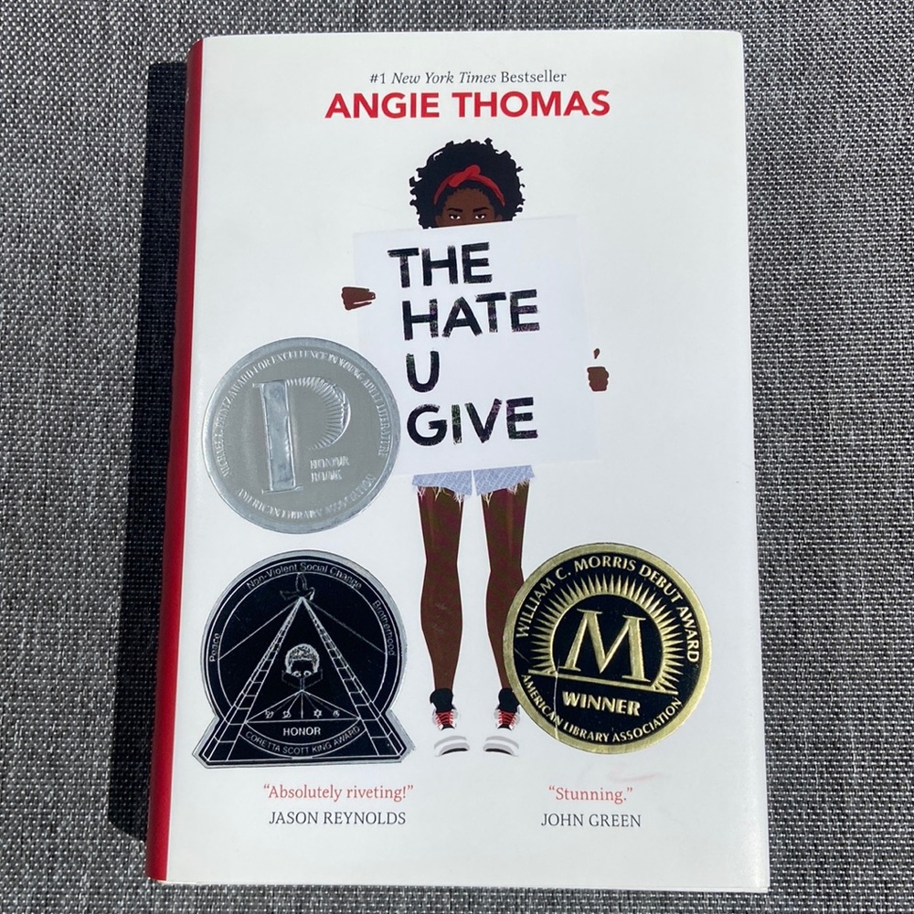 THE HATE YOU GIVE Angie Thomas #1 New York Times Bestseller Hardcover